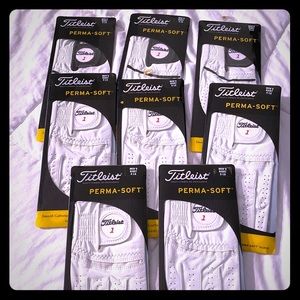 8 NEW Titleist Perma-Soft Golf Gloves